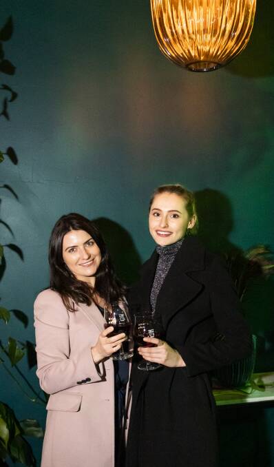 Heidi Duxfield and Claire Whitecross enjoy a drink at Nice Guy's Brewery and Bar in Victoria St