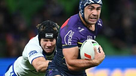 Jahrome Hughes says he intends to stay at the Storm for the rest of his NRL career. (Joel Carrett/AAP PHOTOS)